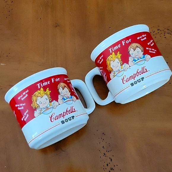 VTG CAMPBELL'S   SOUP MUGS 12 OZ. SET OF TWO - Picture 5 of 5